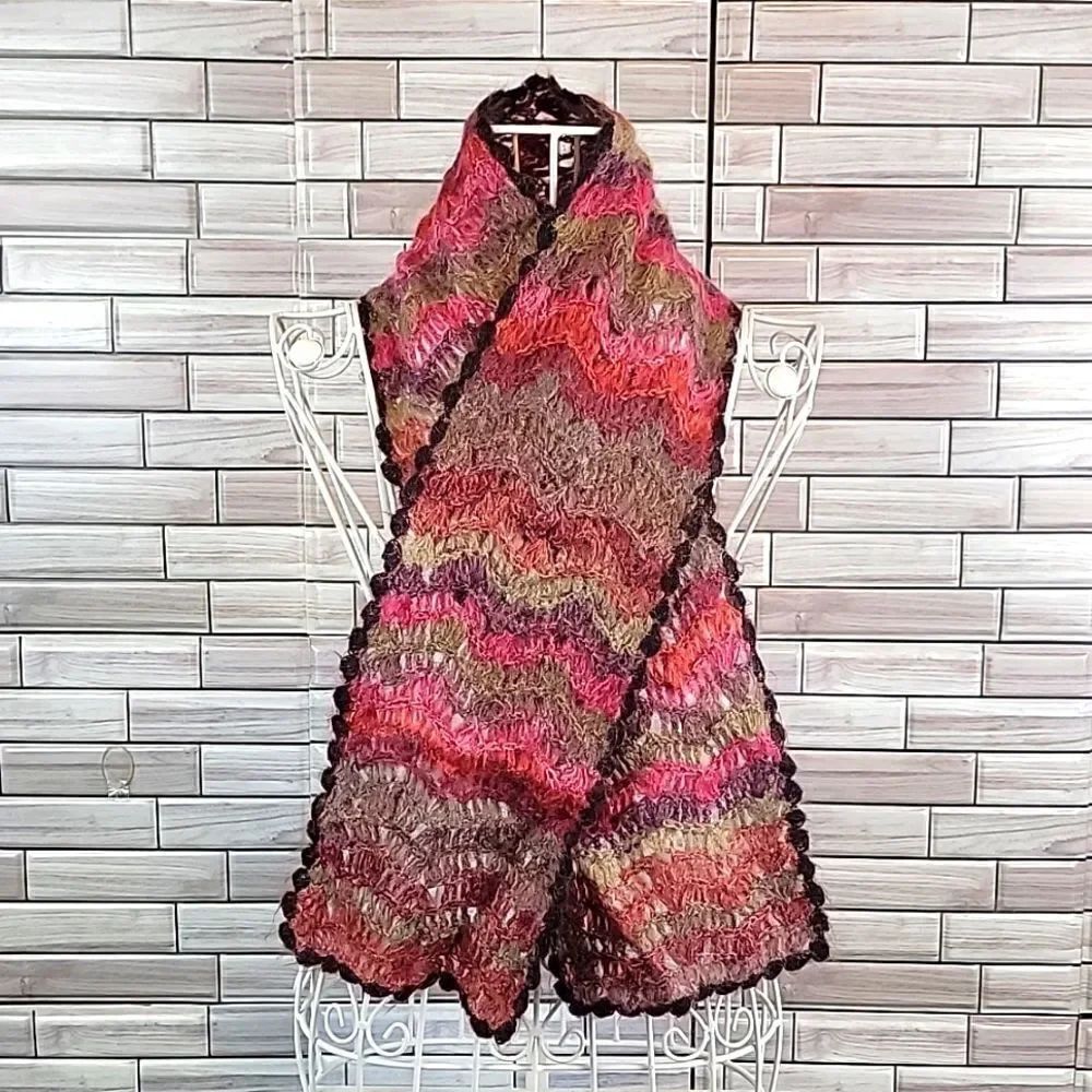 Handmade winter scarf One Size